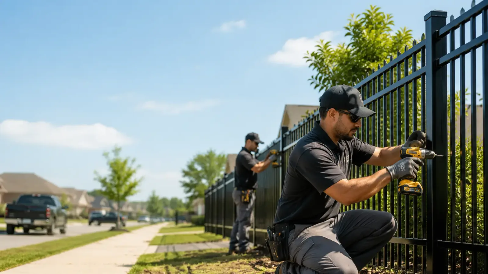 Metal Fence Installation in Peabody, MA